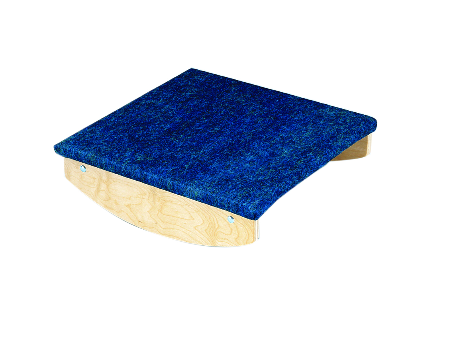 Rocker Board - Wooden with carpet - side-to-side front-to-back combo - 18 x 18 x 5
