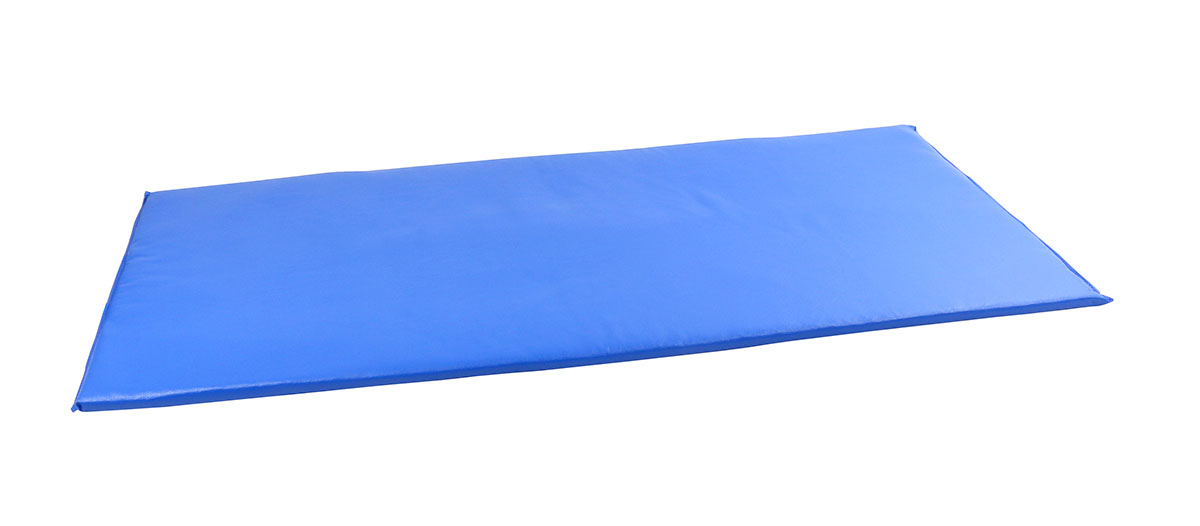 CanDo Exercise Mat - Non Folding - 1 PU Foam with Cover - 2' x 4' - Specify Color