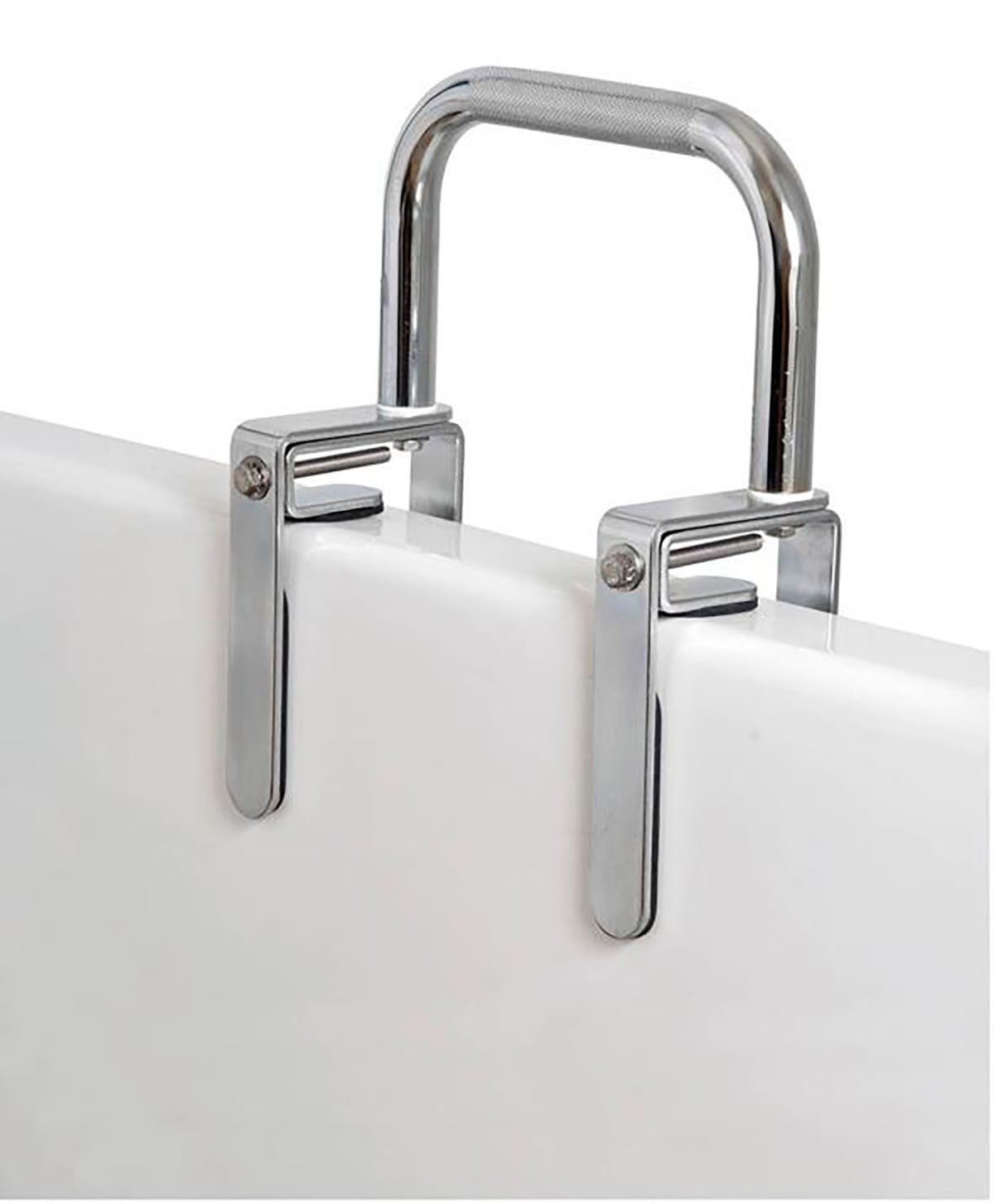Carex Single Grip Bathtub Rail Chrome