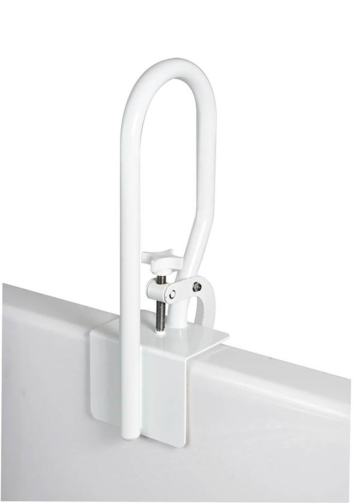 Carex Single Grip Bathtub Rail White