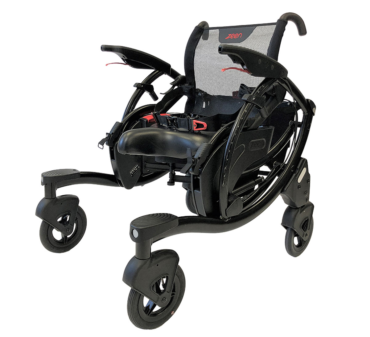 Zeen One-Hand Control Never-Flat Wheels Lightweight Gas Spring