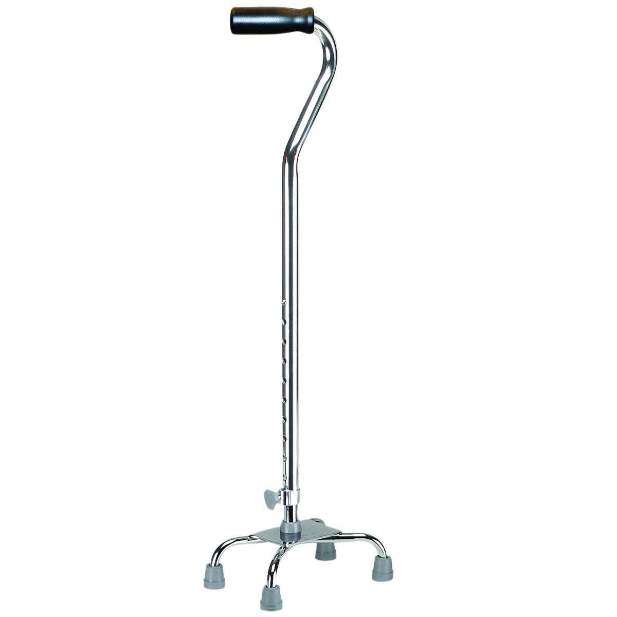 Quad cane large base (8 x 12) 29 - 38 chrome 1 each
