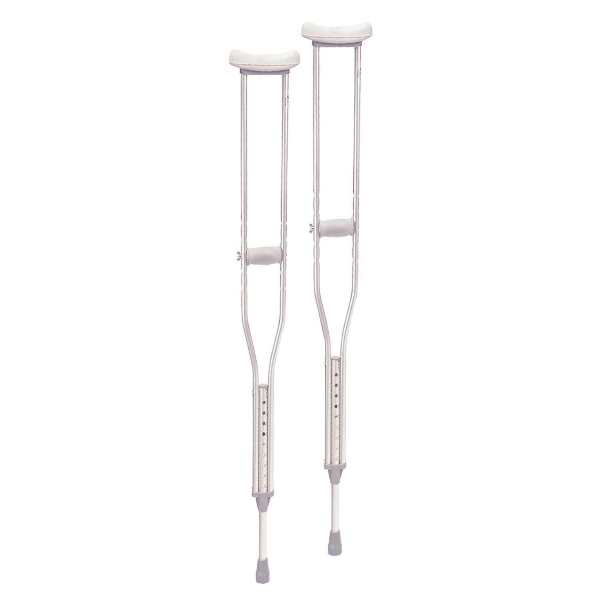 Underarm adjustable aluminum crutch pediatric (4' 0 -  4' 6) 1 pair