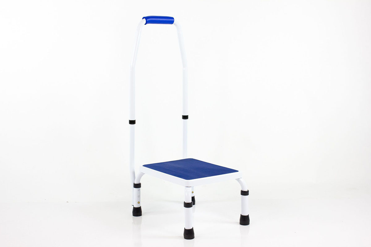 AdjustaStep Step Stool Adjustable Height One Handle