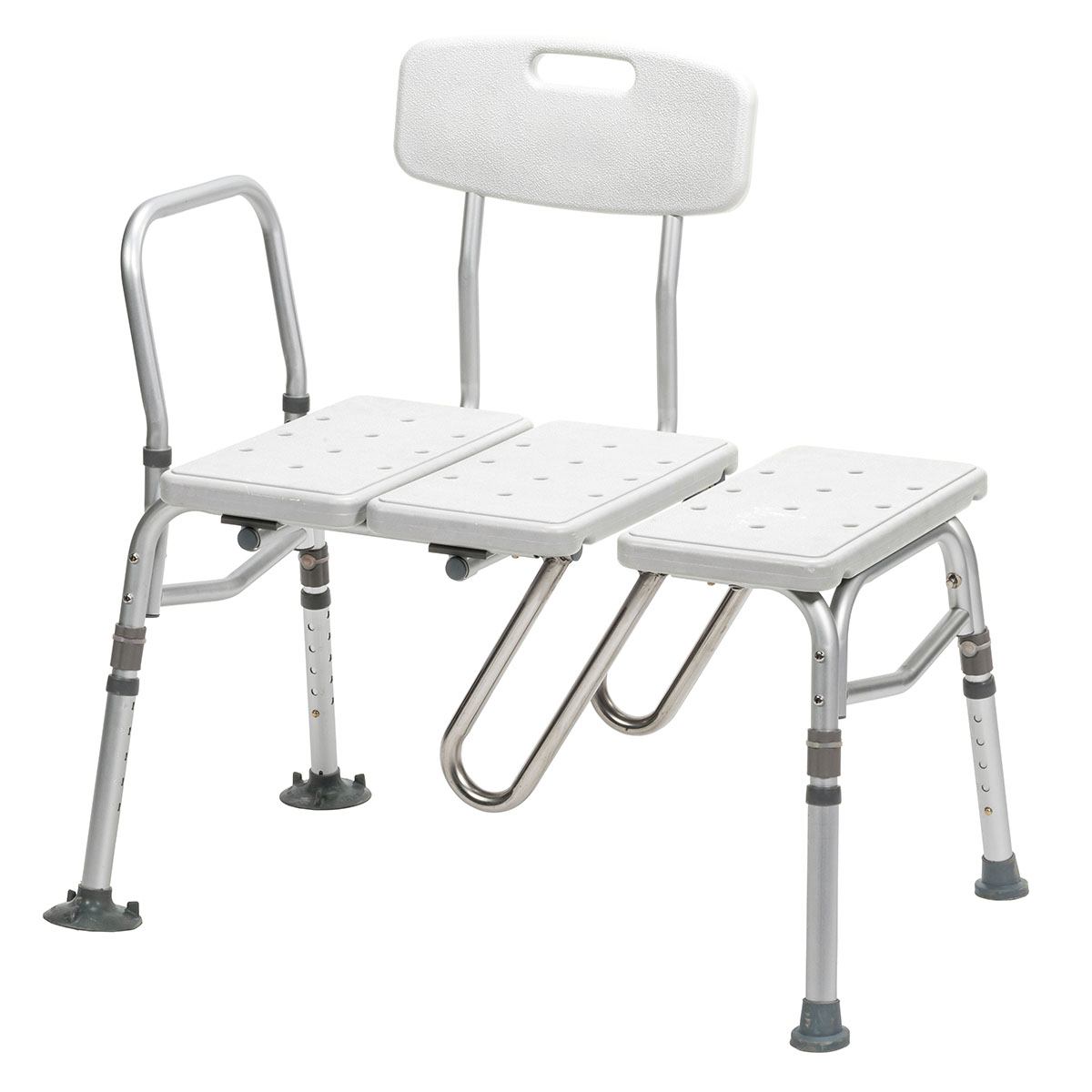 Drive Splash Defense Transfer Bench with Curtain Guard Protection