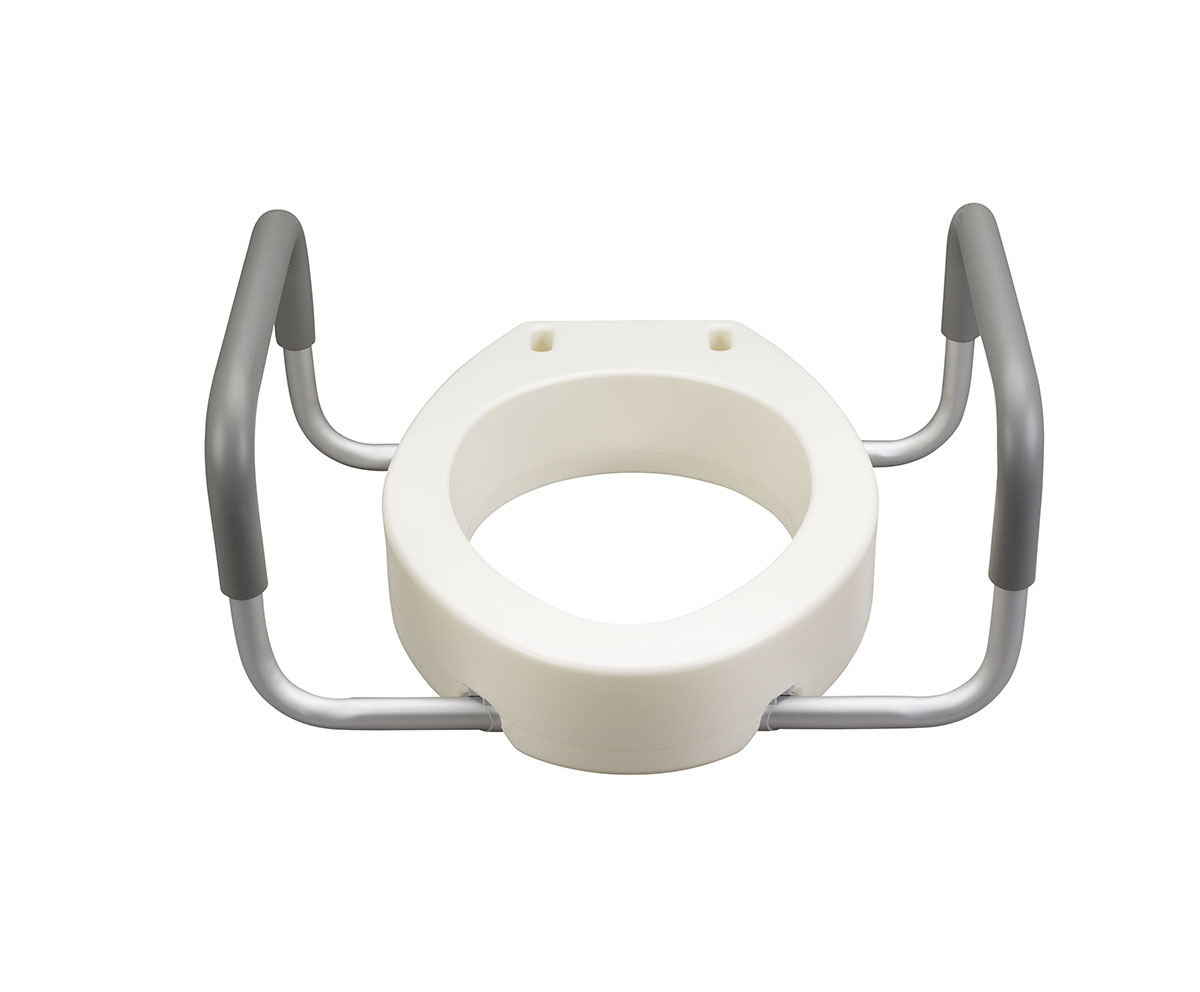 Drive Premium Seat Riser with Removable Arms Elongated Seat