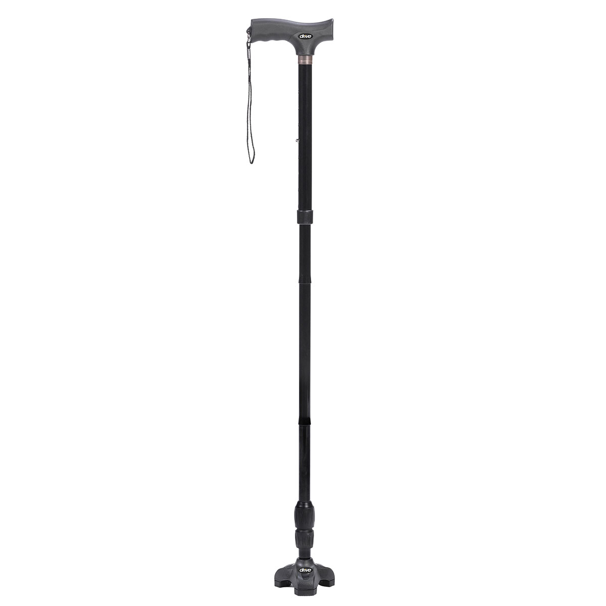 Drive Flex N Go Adjustable Folding Cane with T Handle