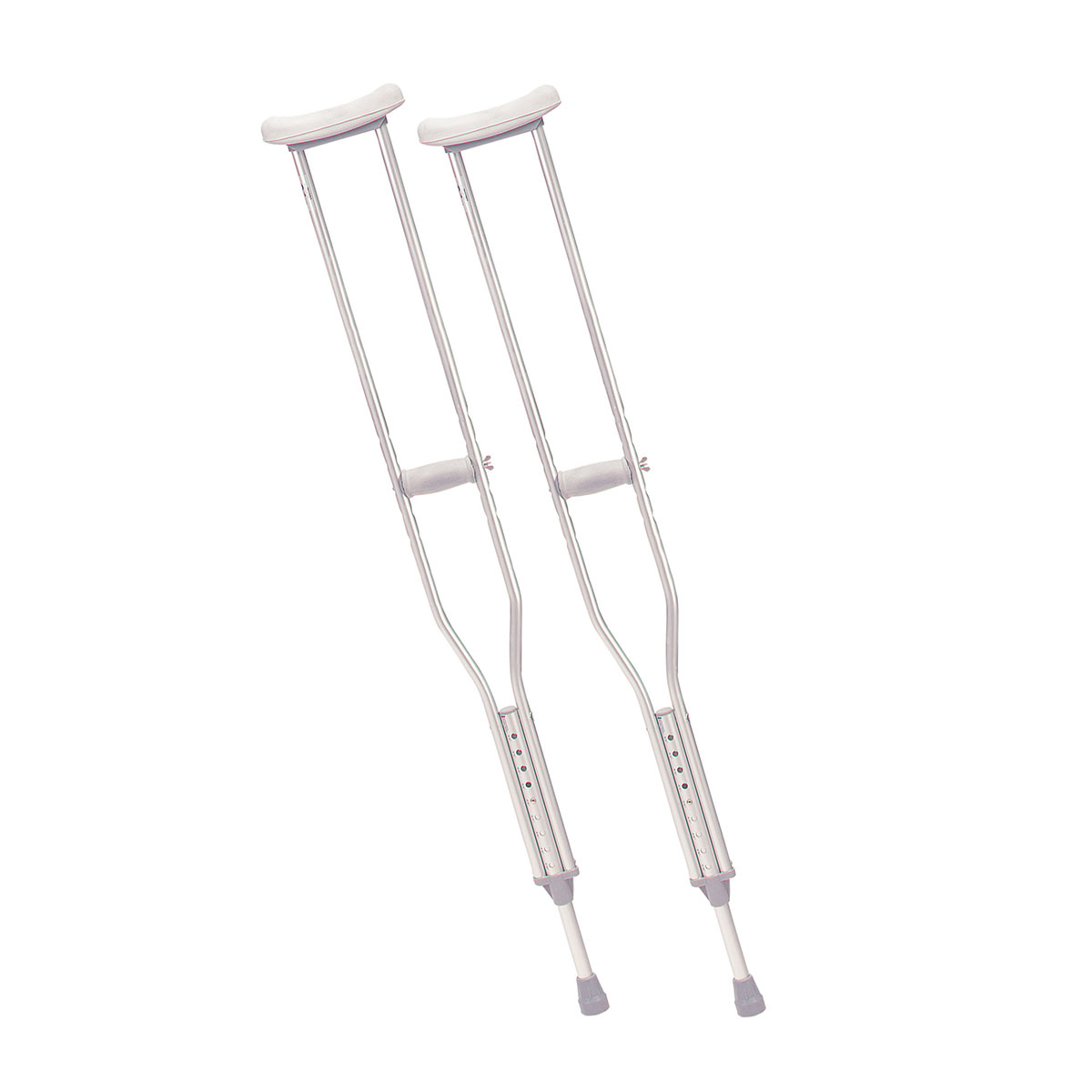 Drive Walking Crutches with Underarm Pad and Handgrip Tall Adult 1 Pair