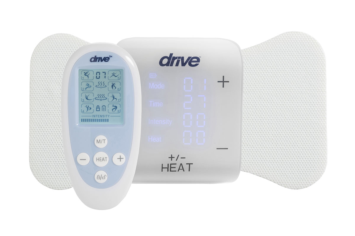 Drive PainAway Pro Muscle Stimulator and TENS Unit with Heat Therapy