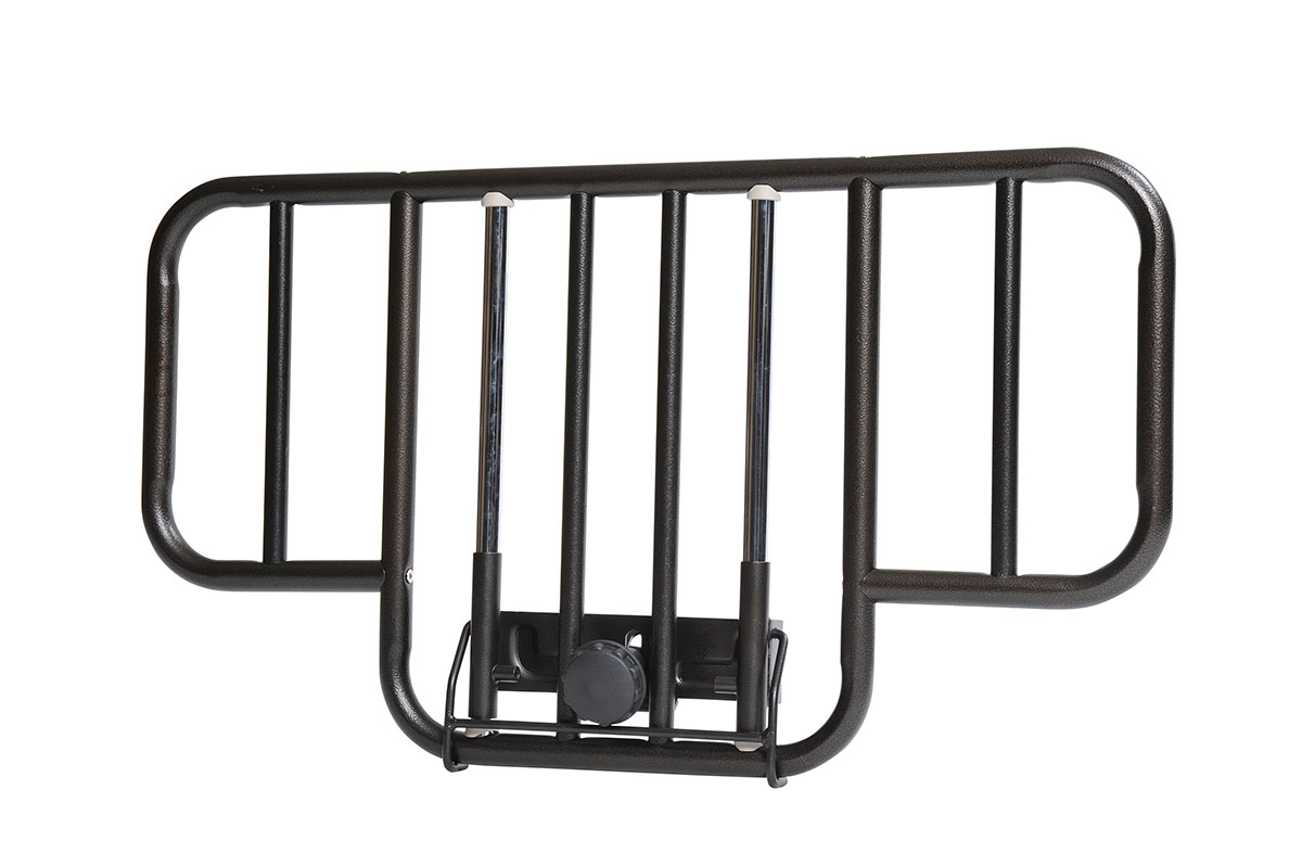 Drive No Gap Half Length Side Bed Rails with Brown Vein Finish 1 Pair