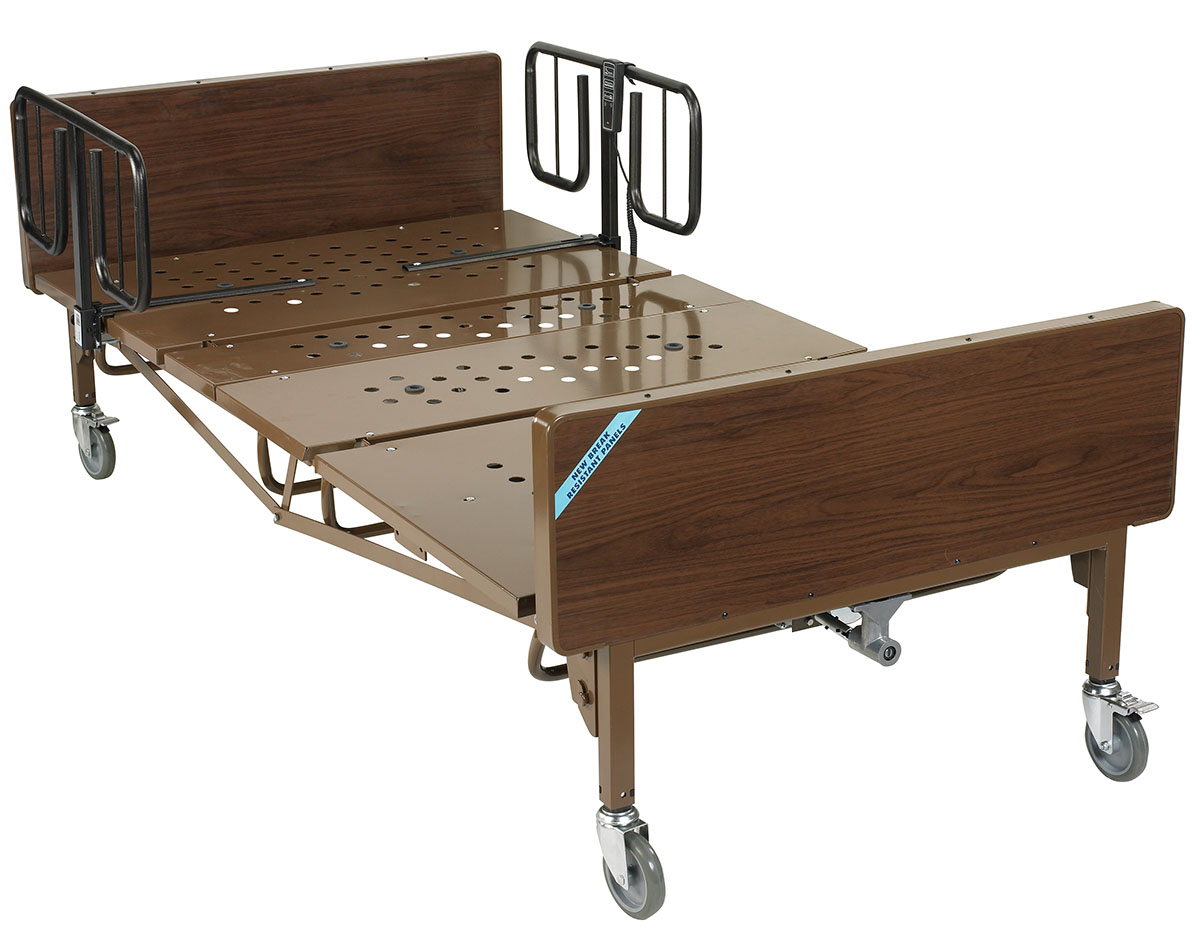 Drive Full Electric Super Heavy Duty Bariatric Hospital Bed with 1 Set of T Rails