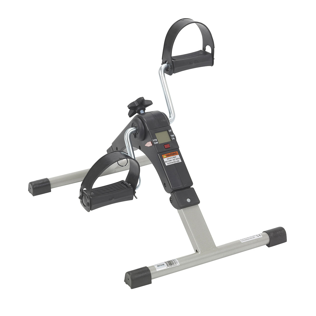 Drive Folding Exercise Peddler with Electronic Display Black