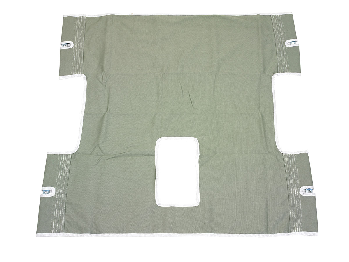 Drive Bariatric Heavy Duty Canvas Sling with Commode Cutout