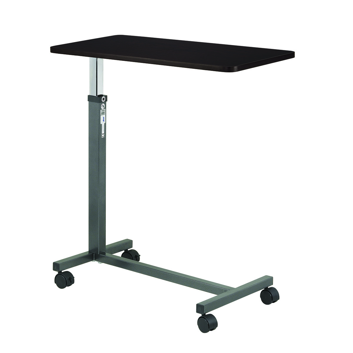Drive Non Tilt Top Overbed Table Silver Vein