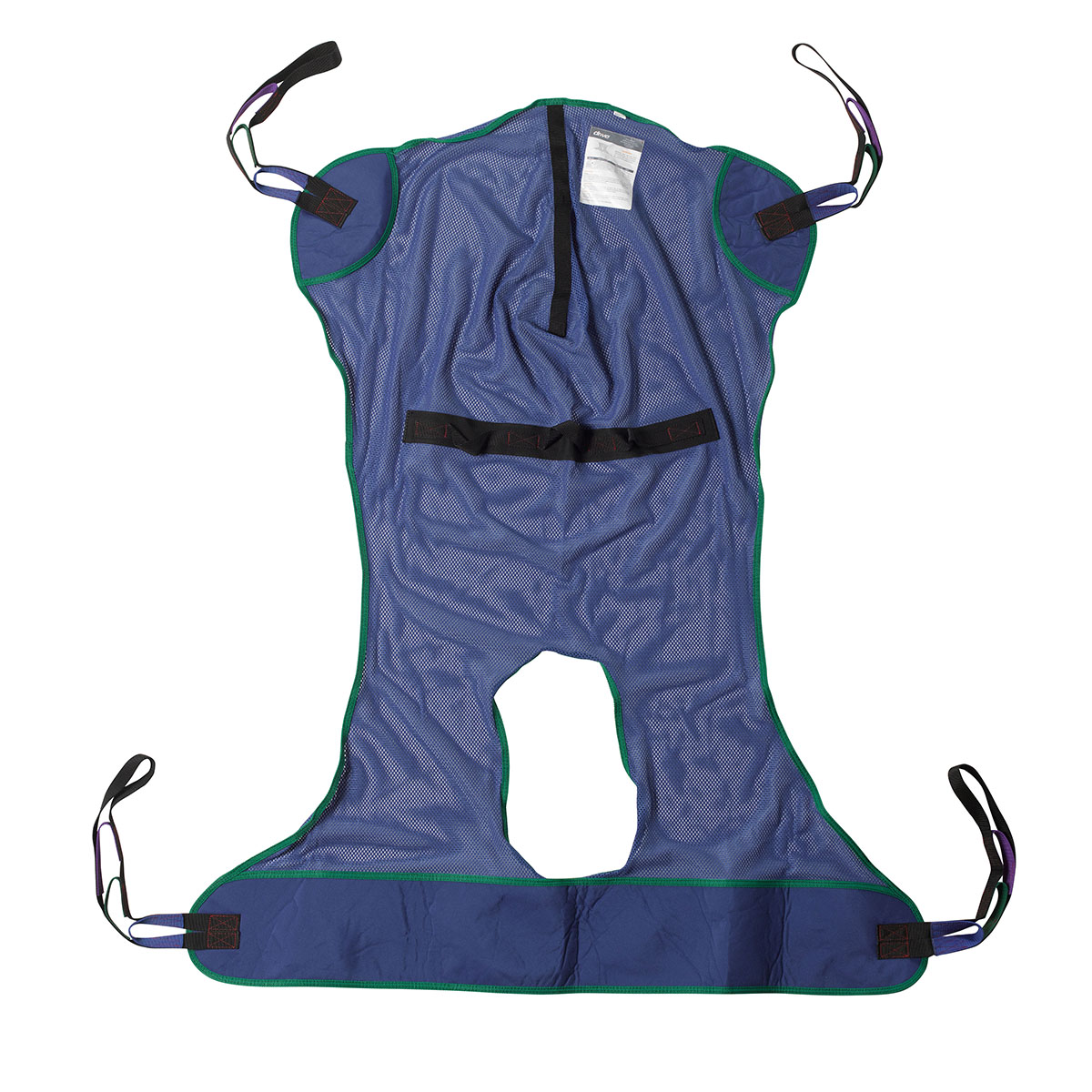 Drive Full Body Patient Lift Sling Mesh with Commode Cutout Extra Large