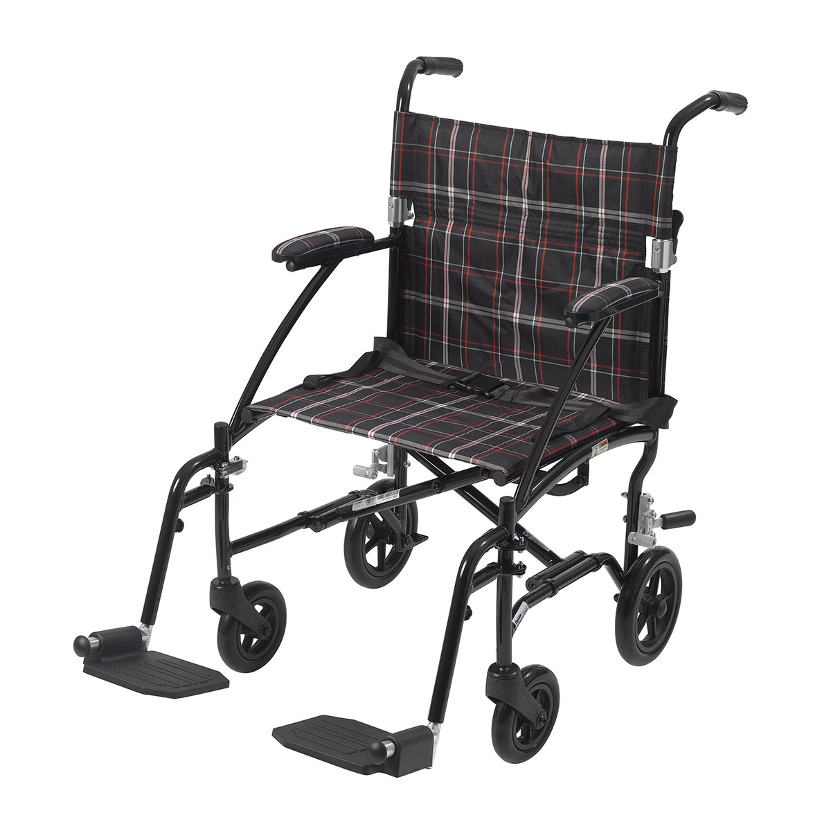 Drive Fly Lite Ultra Lightweight Transport Wheelchair Black