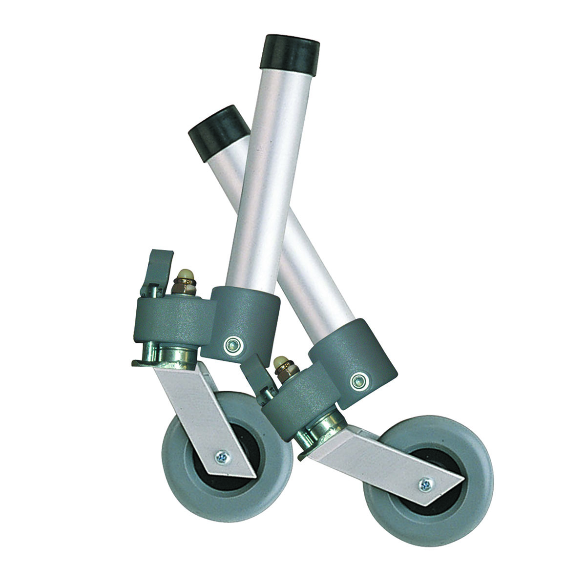 Drive Locking Swivel Walker Wheels with Two Sets of Rear Glides