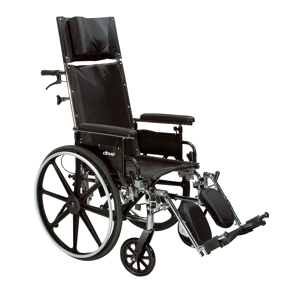 Drive Viper Plus GT Full Reclining Wheelchair Detachable Full Arms 16 Seat