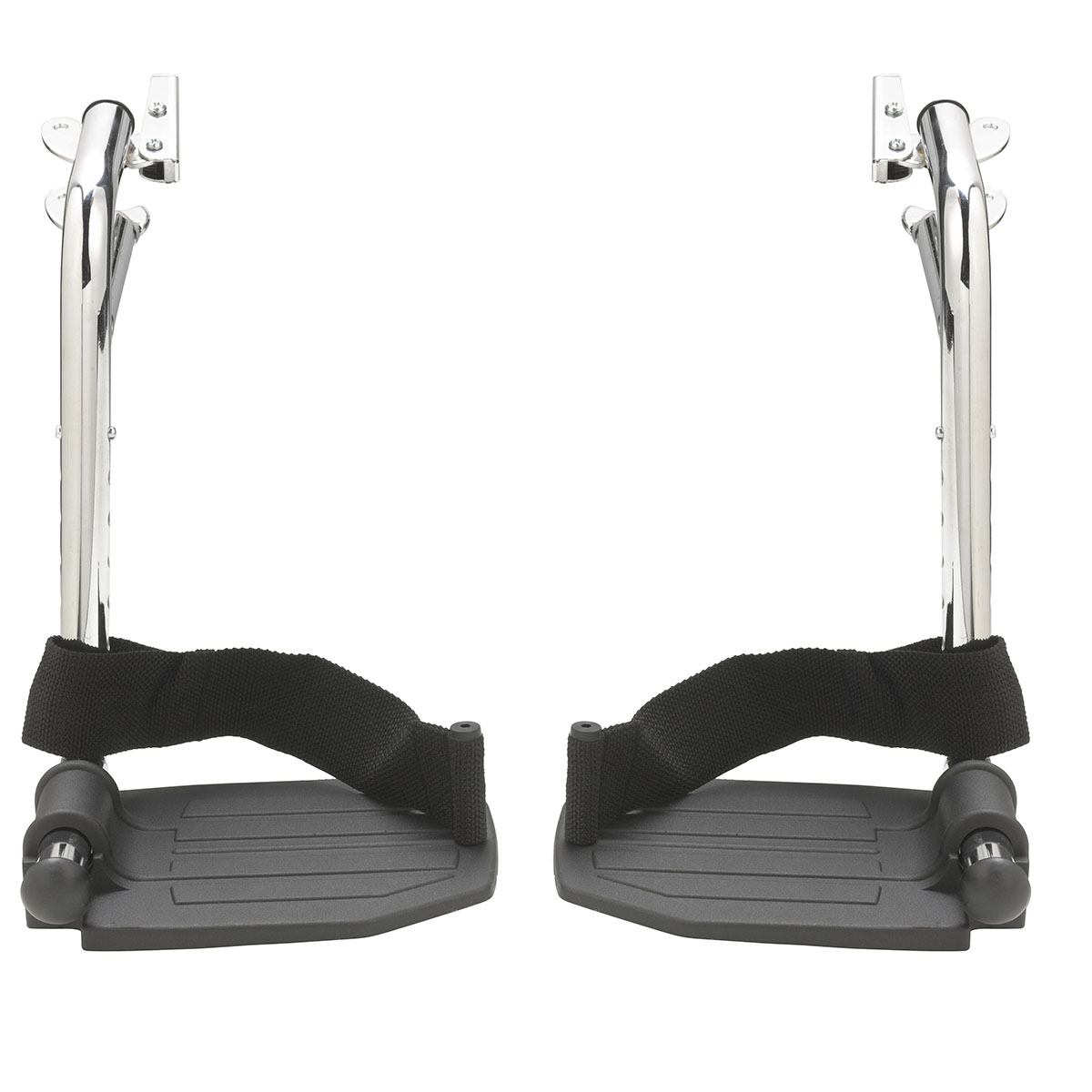Drive Chrome Swing Away Footrests with Aluminum Footplates 1 Pair