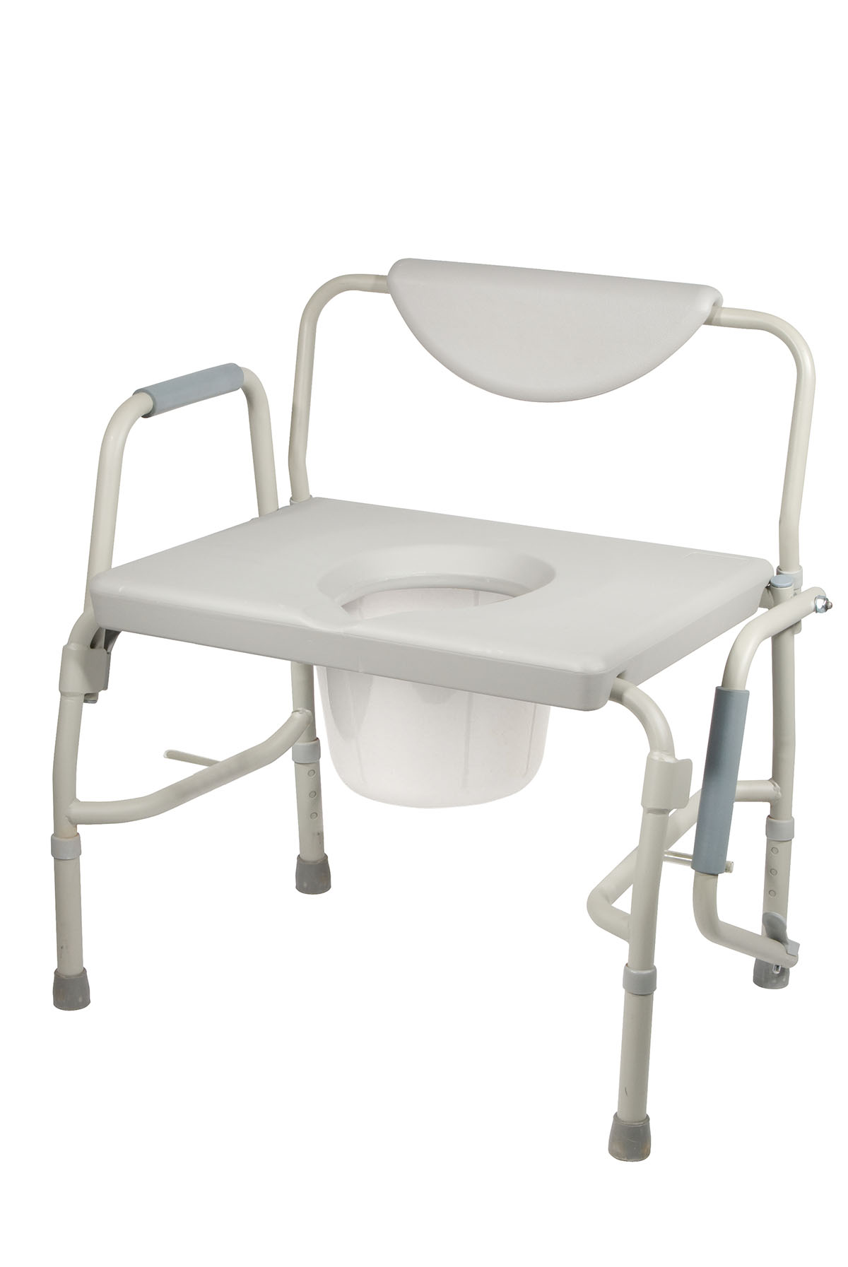 Drive Bariatric Drop Arm Bedside Commode Chair