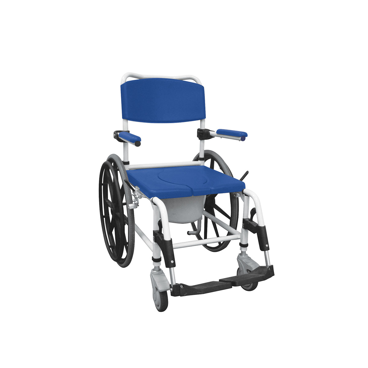 Drive Aluminum Shower Mobile Commode Transport Chair