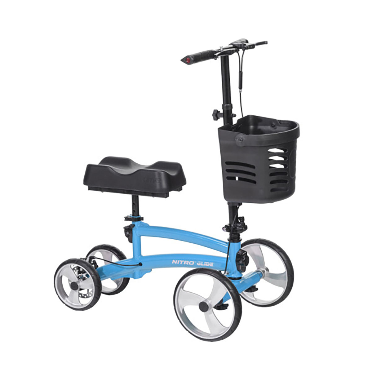 Nitro Glide Knee Walker Blue