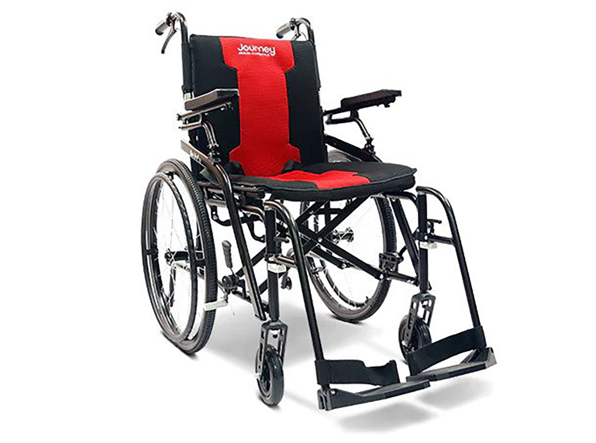 So Lite Super Lightweight Folding Wheelchair Black Frame