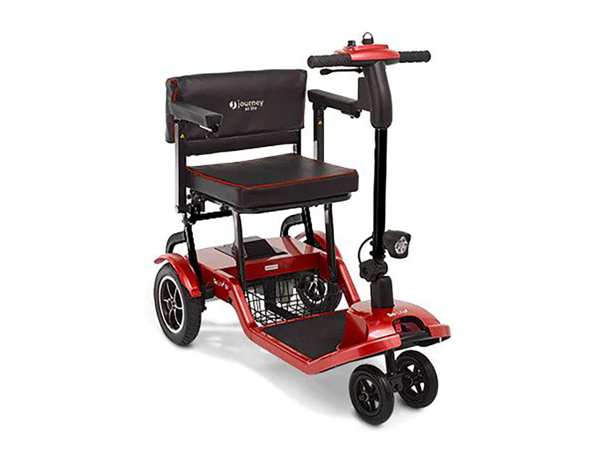 So Lite Lightweight Folding Scooter Red