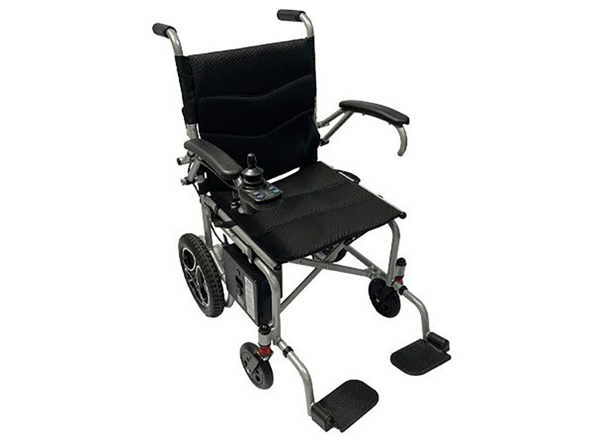 Journey Air Lightweight Folding Power Chair Silver