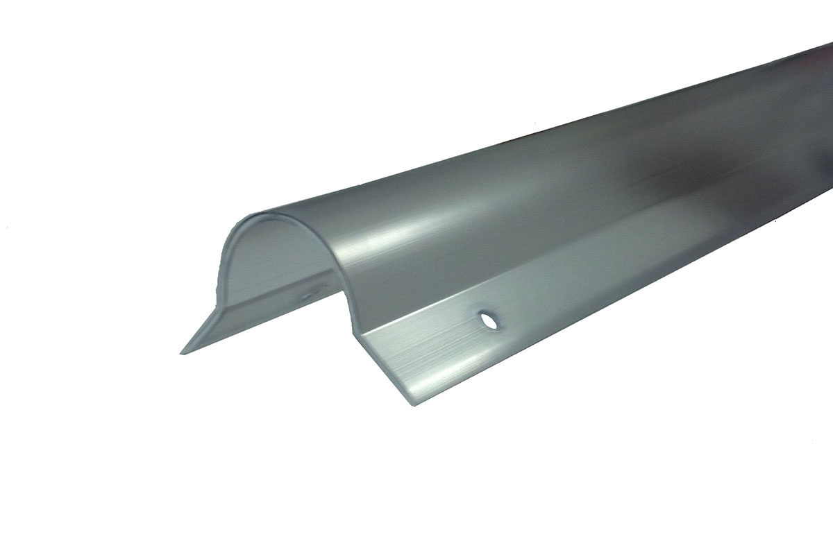 Corner Guard Bullnose Clear 2.5 x 48 Case of 20