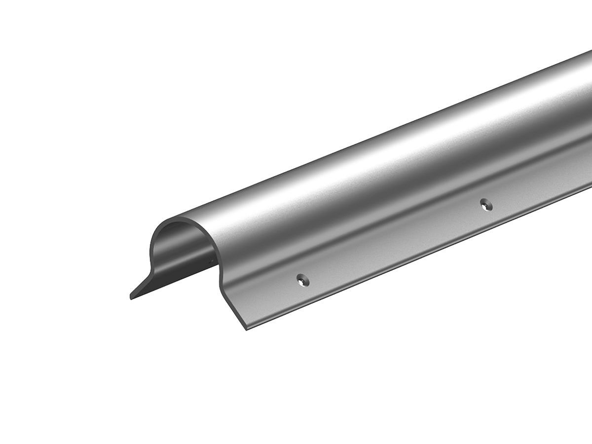 Corner Guard Bullnose Silver FR 2.5 x 48 Case of 20
