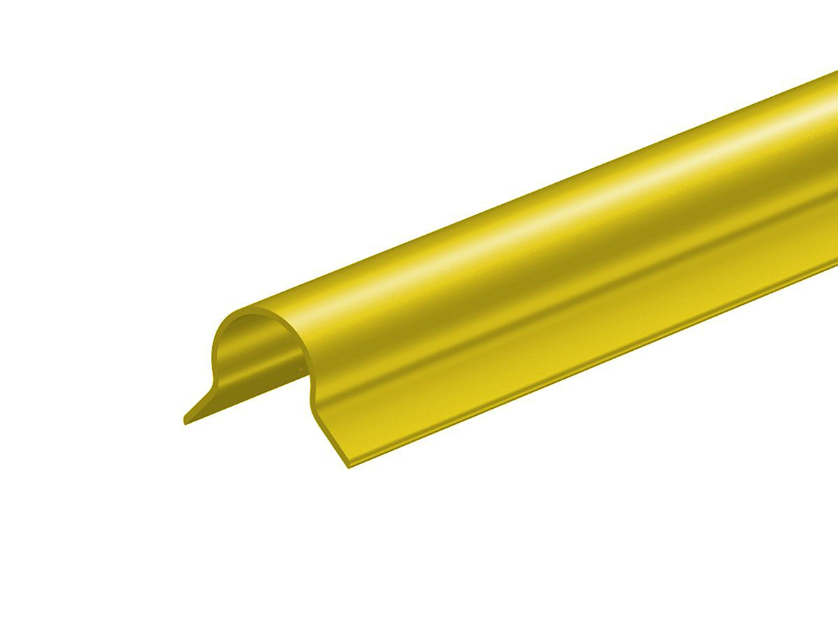 Corner Guard Bullnose Yellow w/AD 2.5 x 48 Case of 20