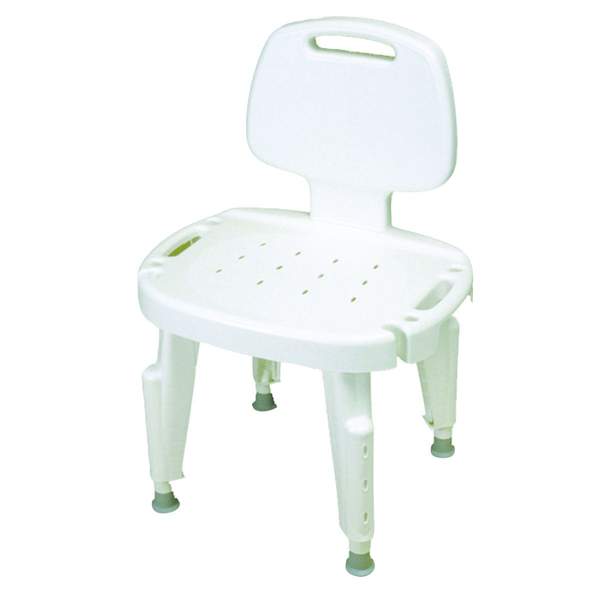 Adjustable shower seat with back  no arms