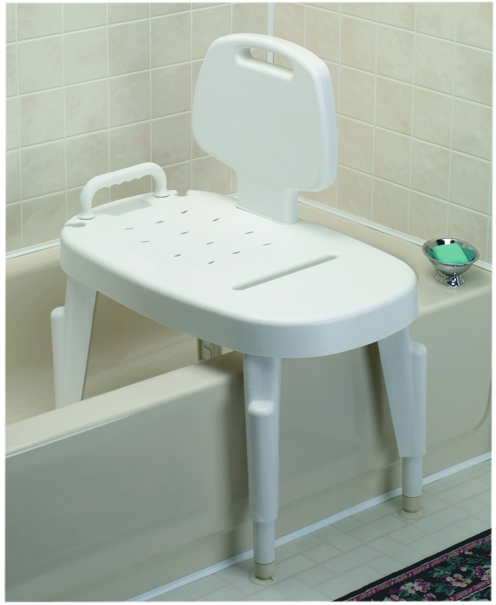 Shower transfer bench adjustable