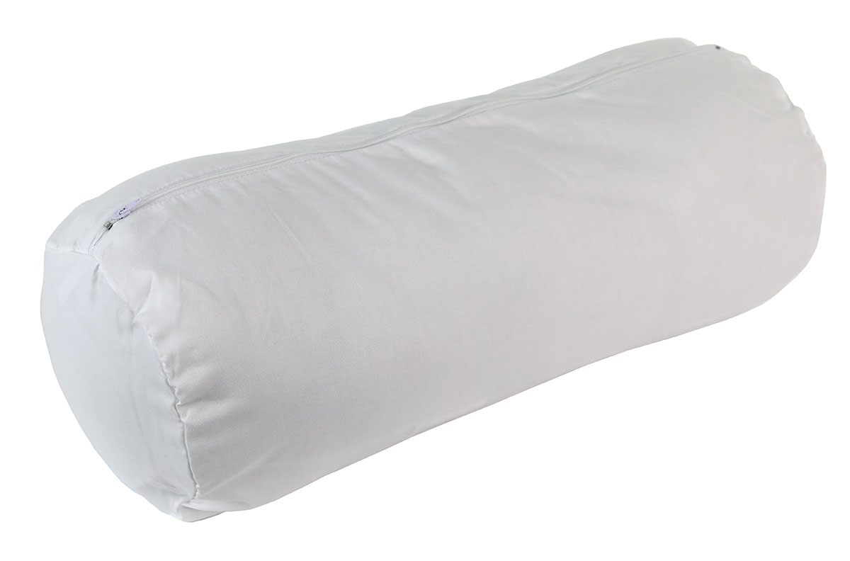 Roll Pillow - additional white zippered cover ONLY 7 x 17