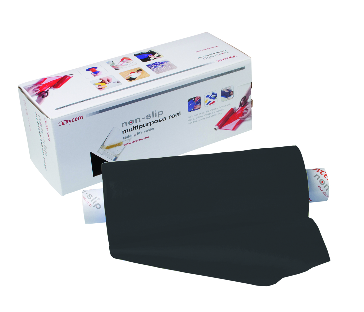 Dycem non-slip material roll 8x10 yard black