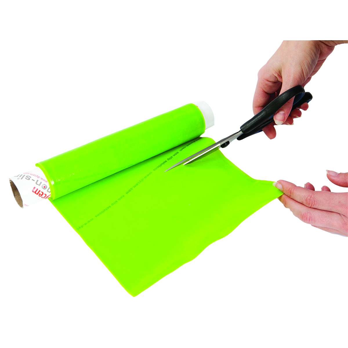 Dycem non-slip material roll 8x3-1/4 foot lime