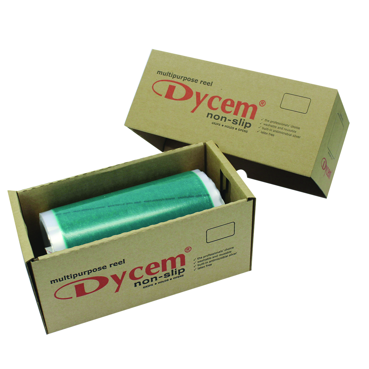 Dycem non-slip material roll 8x16 yard forest green