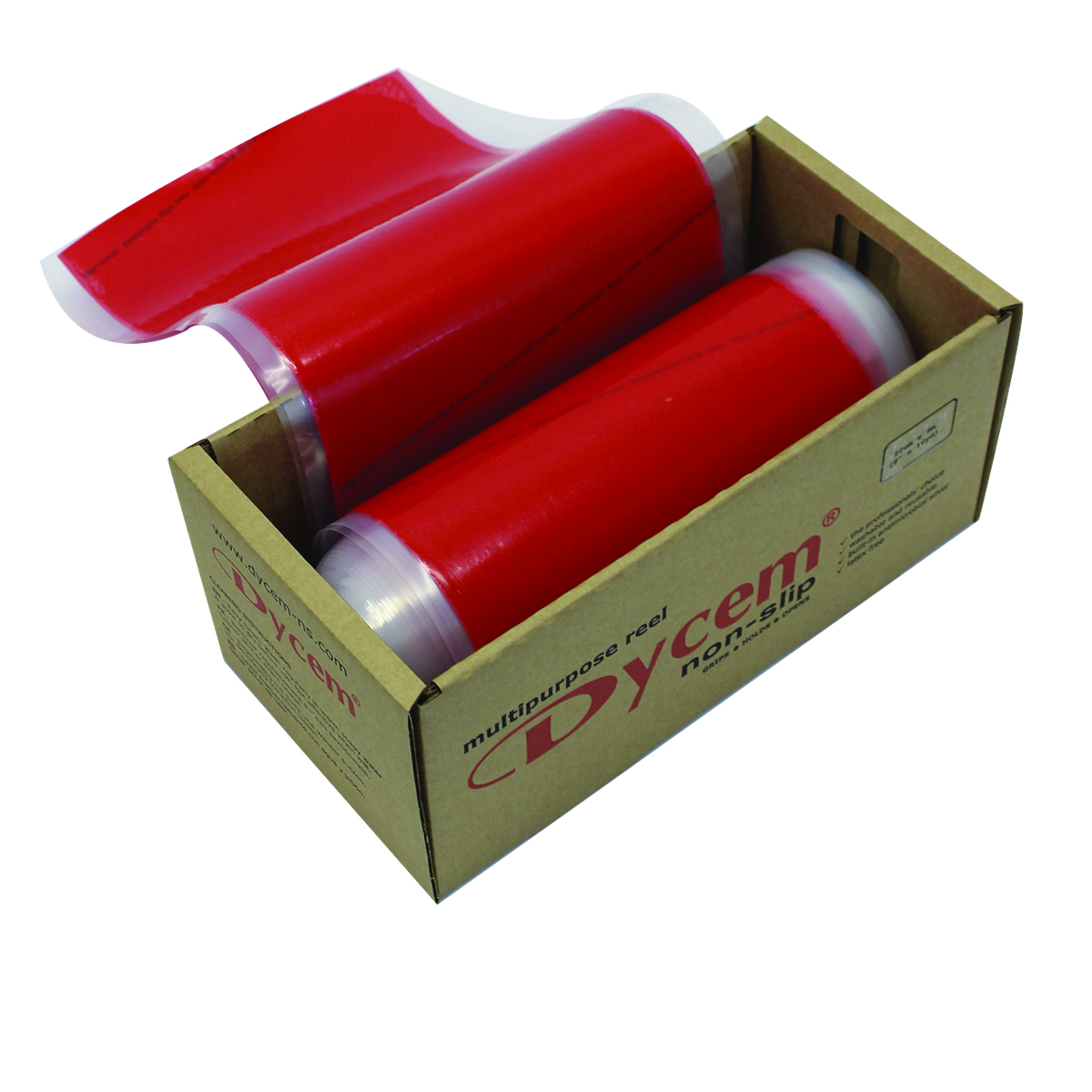 Dycem non-slip material roll 8x16 yard red