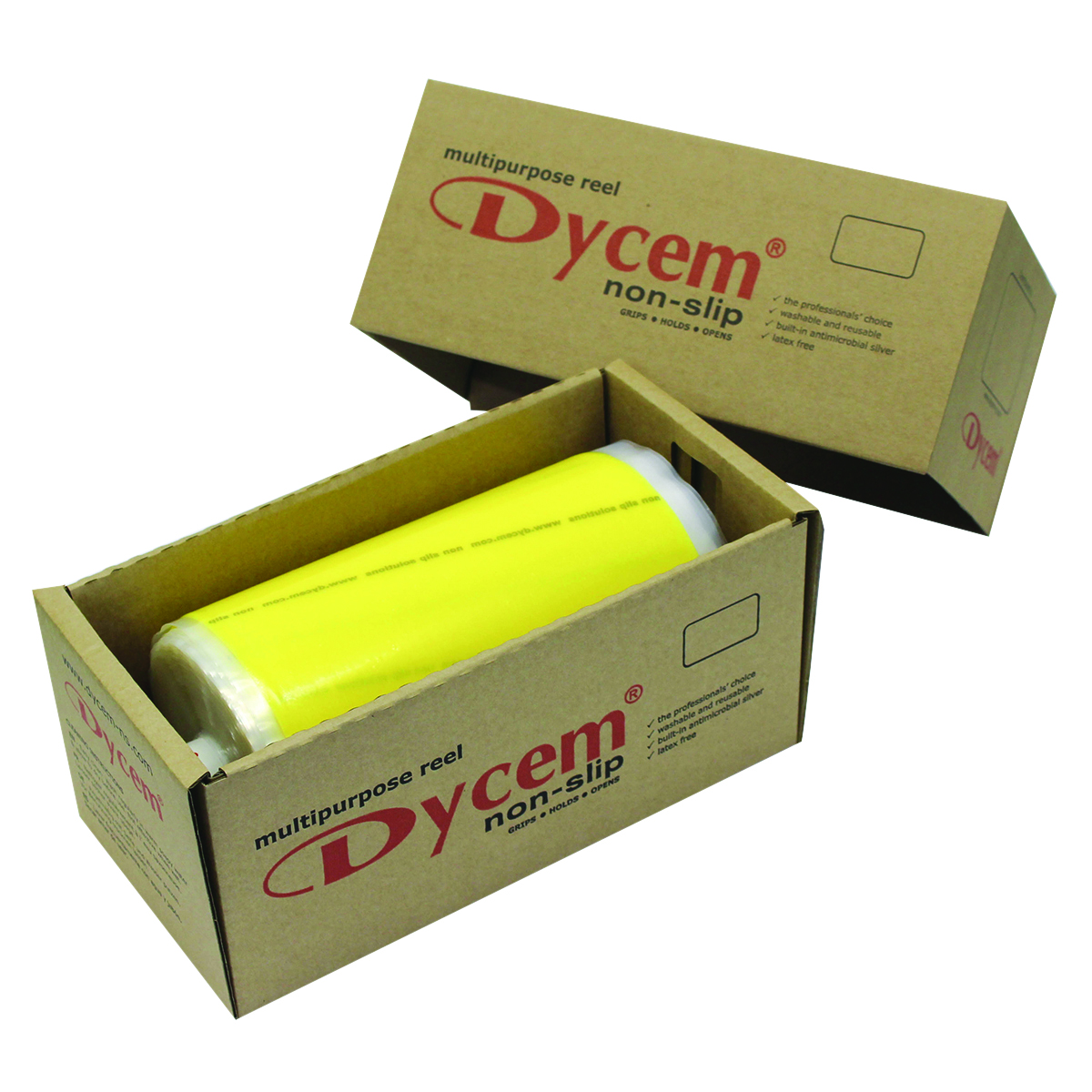 Dycem non-slip material roll 8x16 yard yellow