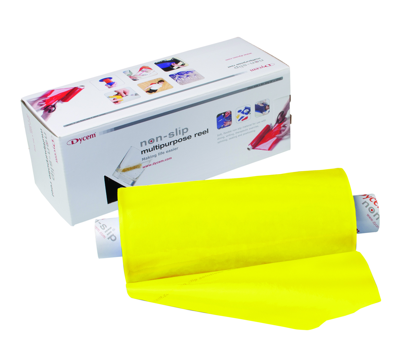 Dycem non-slip material roll 16x10 yard yellow