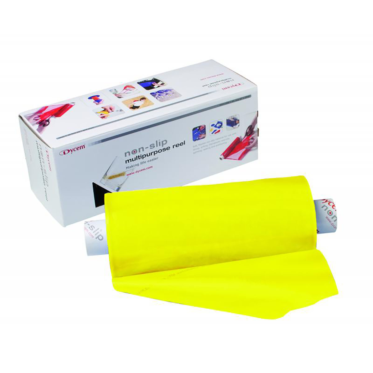Dycem non-slip material roll 8 x 5.5 yd yellow