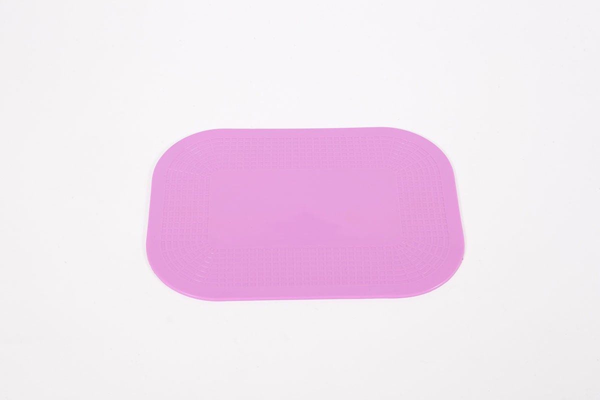 Dycem non-slip rectangular pad 7-1/4x10 pink