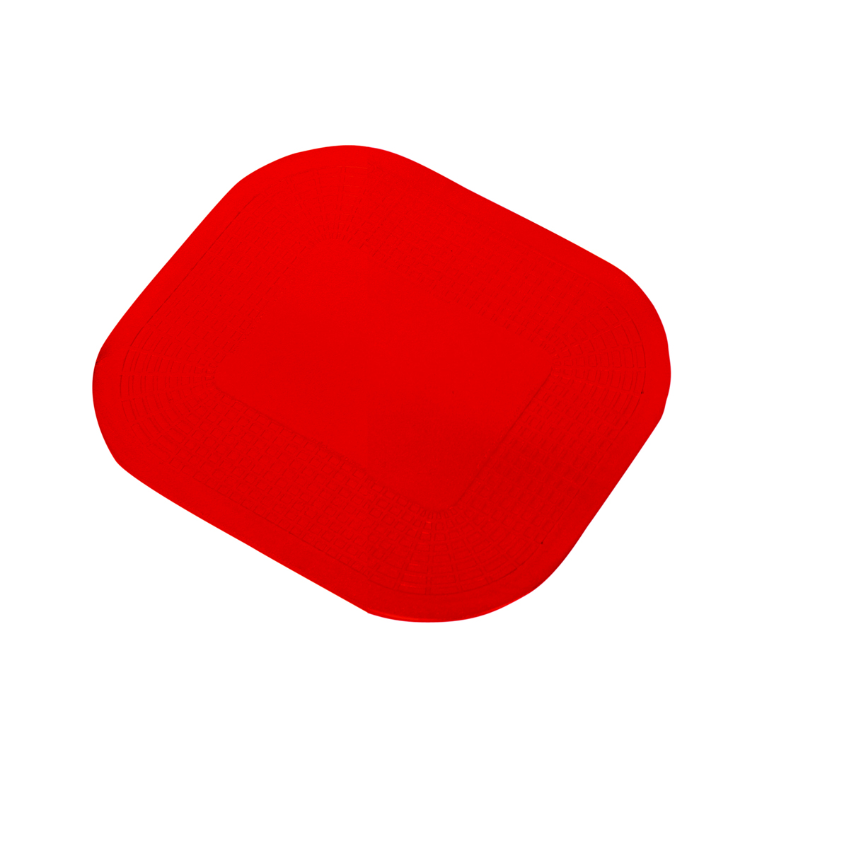 Dycem non-slip rectangular pad 7-1/4x10 red