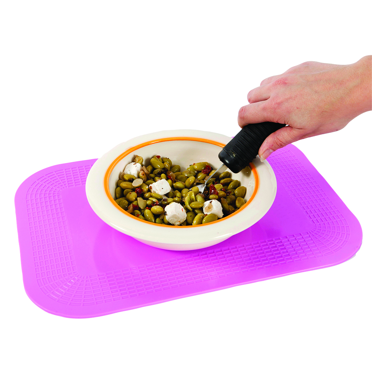 Dycem non-slip rectangular pad 10x14 pink