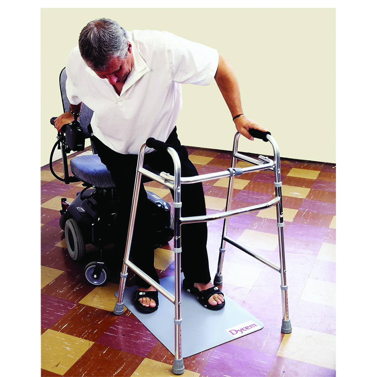Dycem Non-Slip Safety Floor Mat 18 x 24 Blue