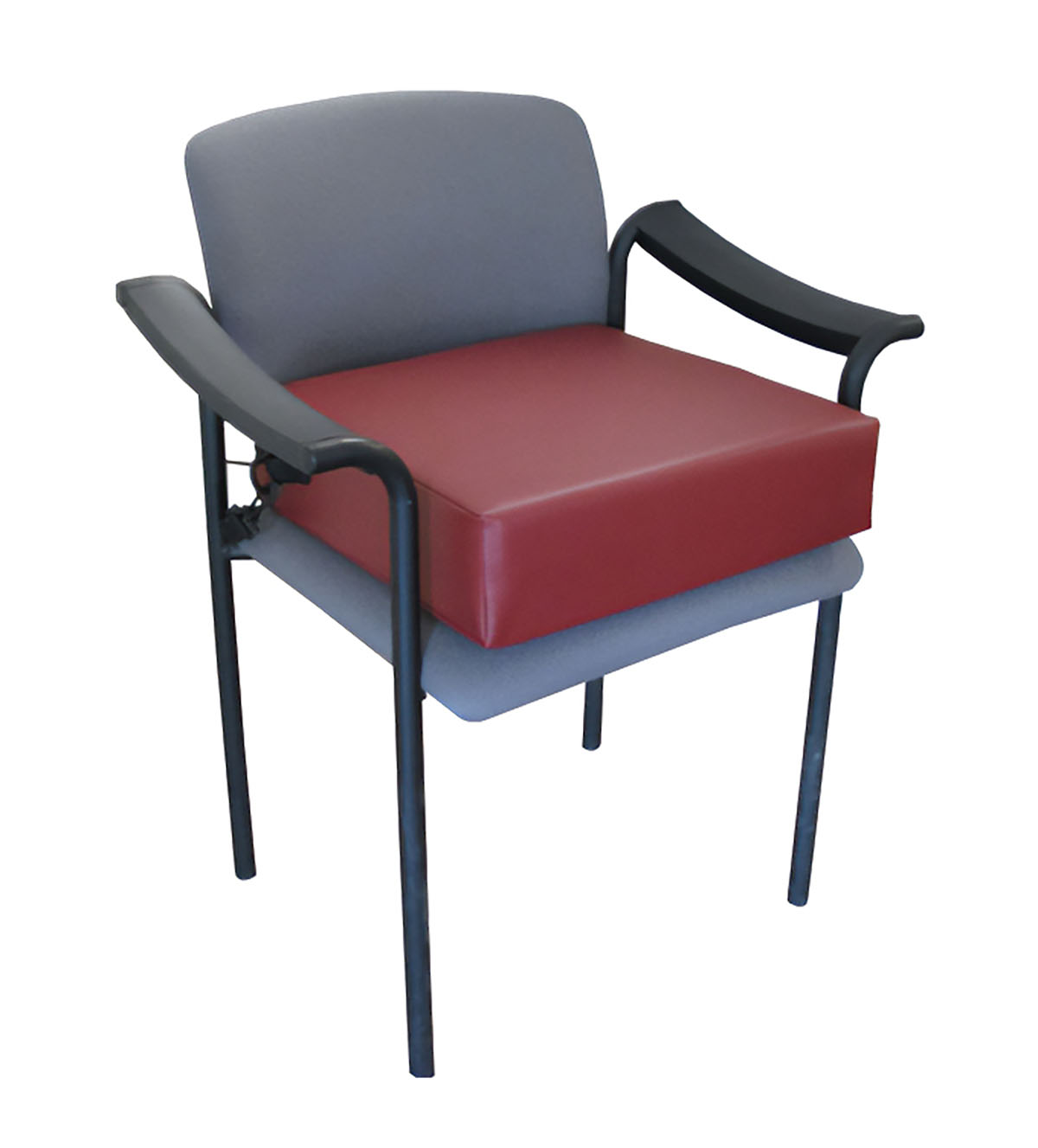 High elevating seat cushion Burgundy
