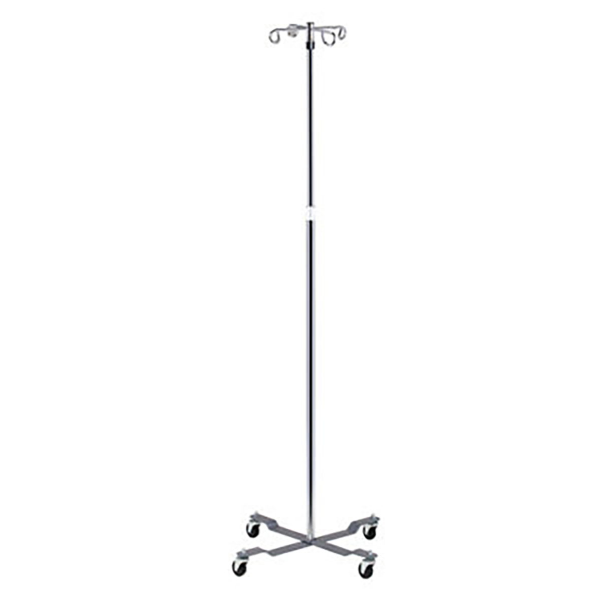 Clinton Economy 4-Hook IV Pole 4-Leg