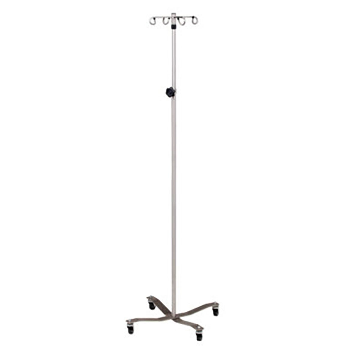 Clinton Economy IV Pole Detachable 4-Hook Top  Stainless Steel