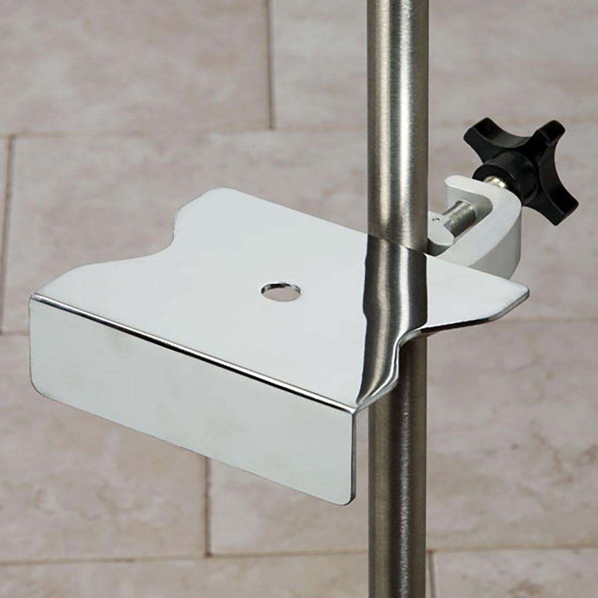 Clinton IV Pole Accessory Pump Support Tray